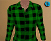 Green PJ Shirt Plaid (M)
