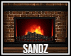 S. Brick Fireplace