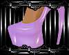 Purple pvc Heels