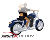 [AXR]ANIMATED MOTORCYCLE