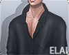 E. Sexy open shirt black