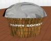 Basket of happy socks