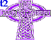 Celtic Purple Cross