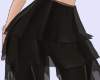 Ruffle black pants