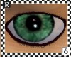 Green realistic eyes