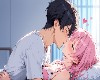 large canvas kissing