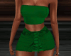 ! Green Jean Dress