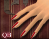 [QB] Short nails [red]