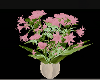 Pink flowers with vase