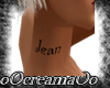 ~cr~neck tattoo "Jean"