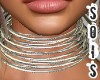 Neck Rings Silver