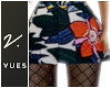 v. Winter Floral Skirt