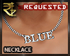 ! Blue Necklace M