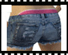 Unbuttoned Jean Shorts