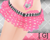 [.G]Polka Skirt .Pink