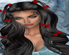 Qaycelin Black Red Bows