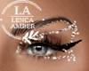 Silver glitter linner