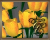 TC~ Yellow Roses Vase