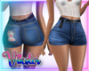 v cow denim shorts 21
