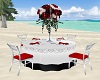 Red & Blk Wedding Table