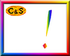 C&S Rainbow EM Sign