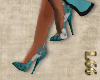 Teal Flowers