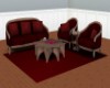 Red Livingroom Set