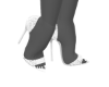 *Lace White Heels