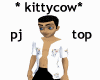 *kitty cow* mens pj top