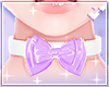 Lola bow choker lilac