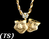 (TS) Gold 2 Face Chain