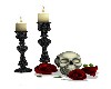 CANDLES & SKULL