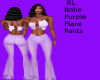 R Babe Purple Flare Pant