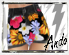 A| Flowers Shorts