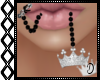 [] Crown Lip Chain