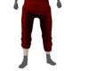 Plain Red Joggers